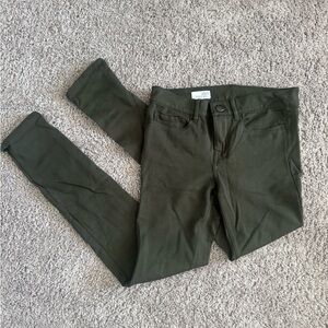 Gap 1969 Women’s Legging Jeans 25/0 Olive Green